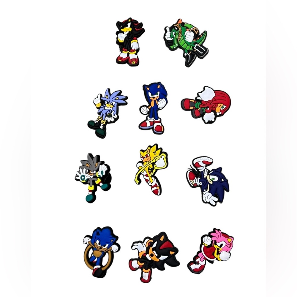 NWOT Sonic the Hedgehog Character Shoe Charms